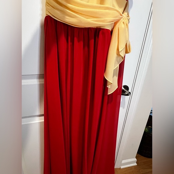 Alfred Angelo Strapless Bridesmaid Gown Size 14 - Picture 9 of 11